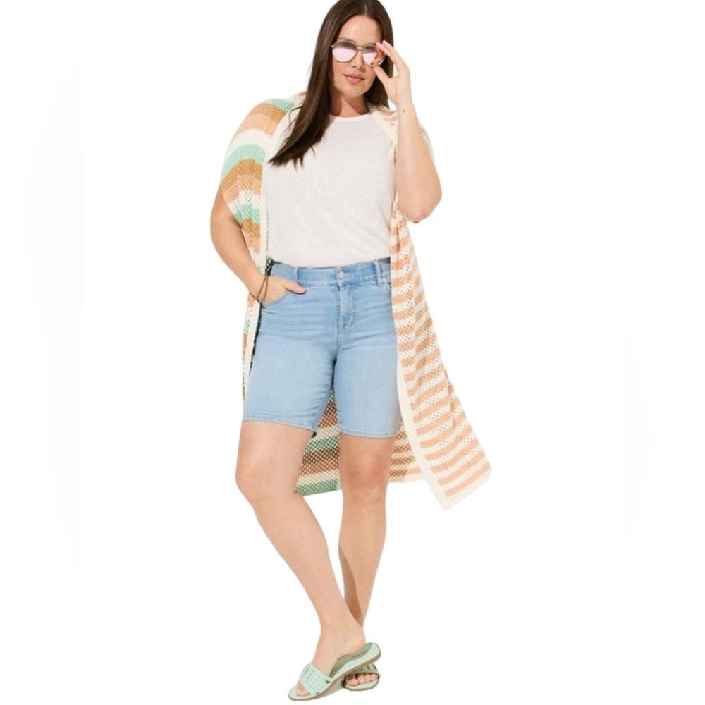 NWT Torrid Duster Open Knit Cardigan‎